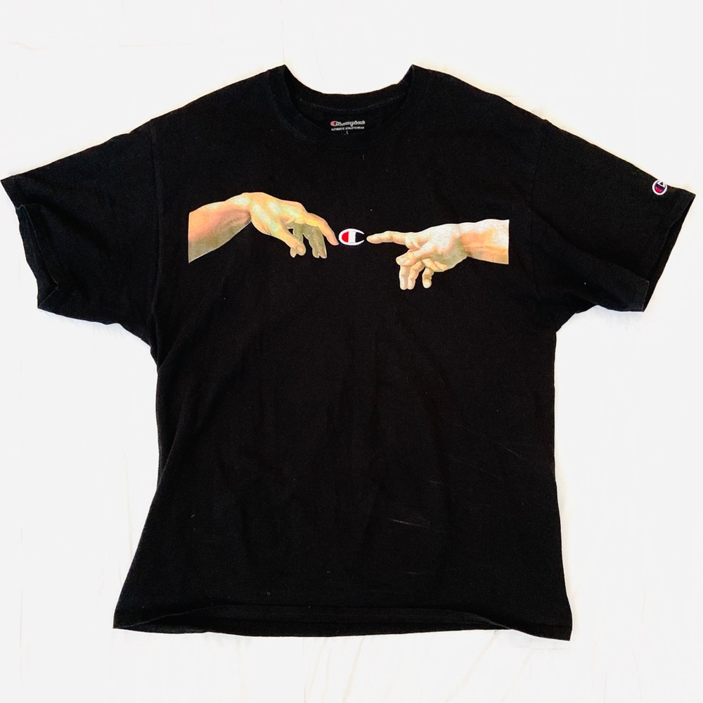 Champion “Touch of God” T-Shirt
[Unisex]